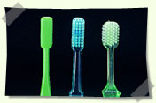 image of conventional toothbrushes